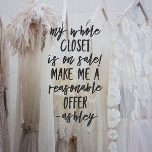 Make me a reasonable offer ❤️